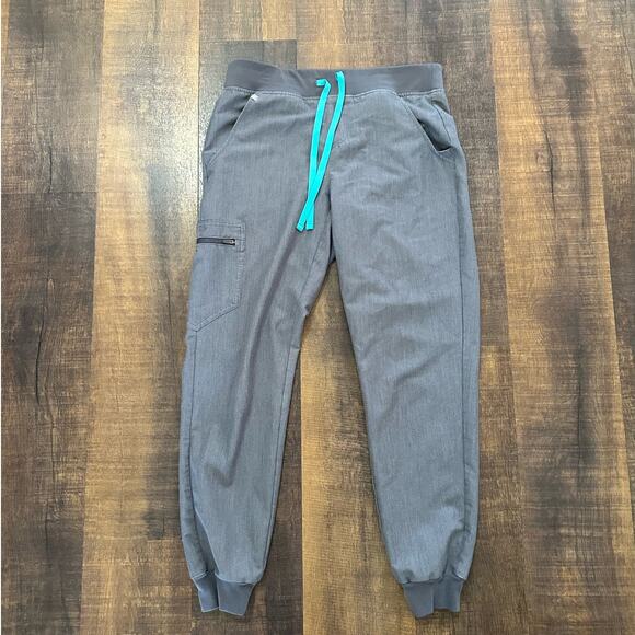 Figs Gray Graphite Zamora Jogger Scrub Pants Size Small - Picture 1 of 9